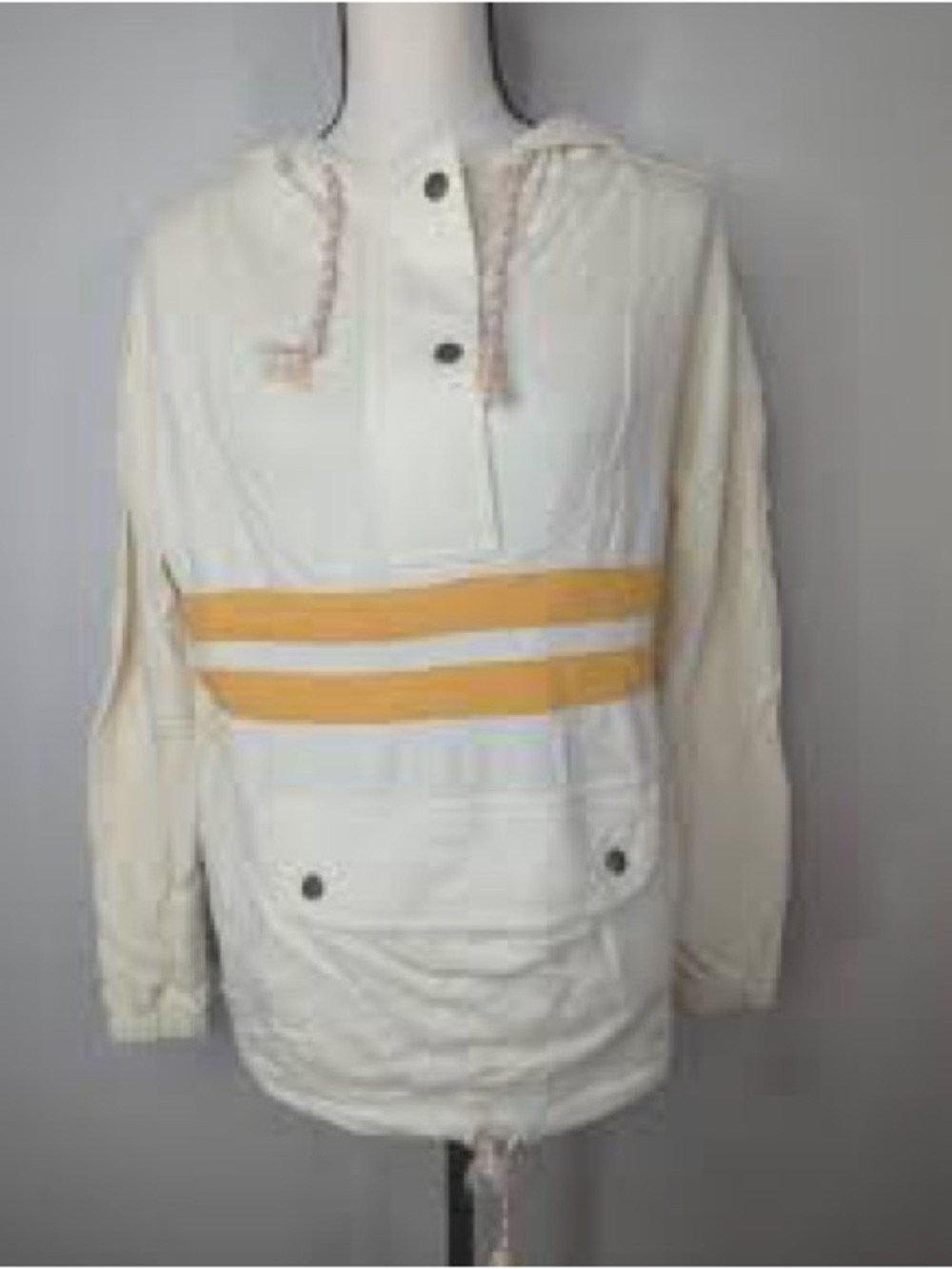 Faherty Cream Hoodie with Golden Sun Graphic - Picture 2 of 3